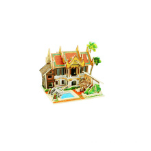 Wood Collectibles Toy for Global Houses-Thailand Resort Hotel